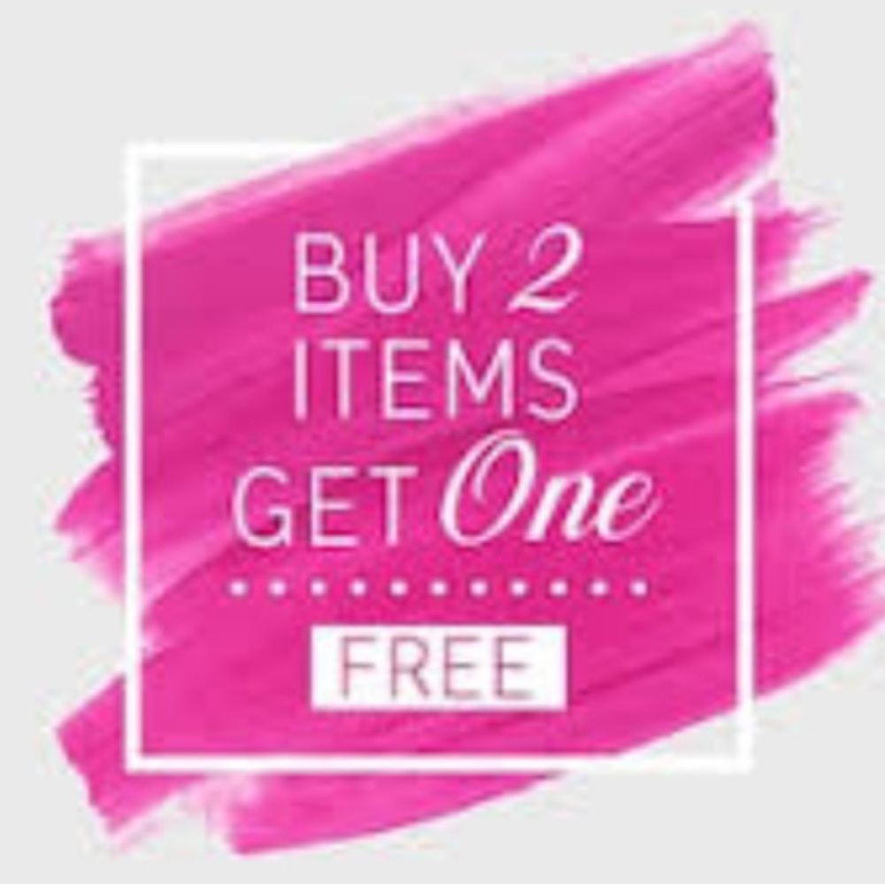 Buy two get one free everything in my closet!!! Make an offer!!